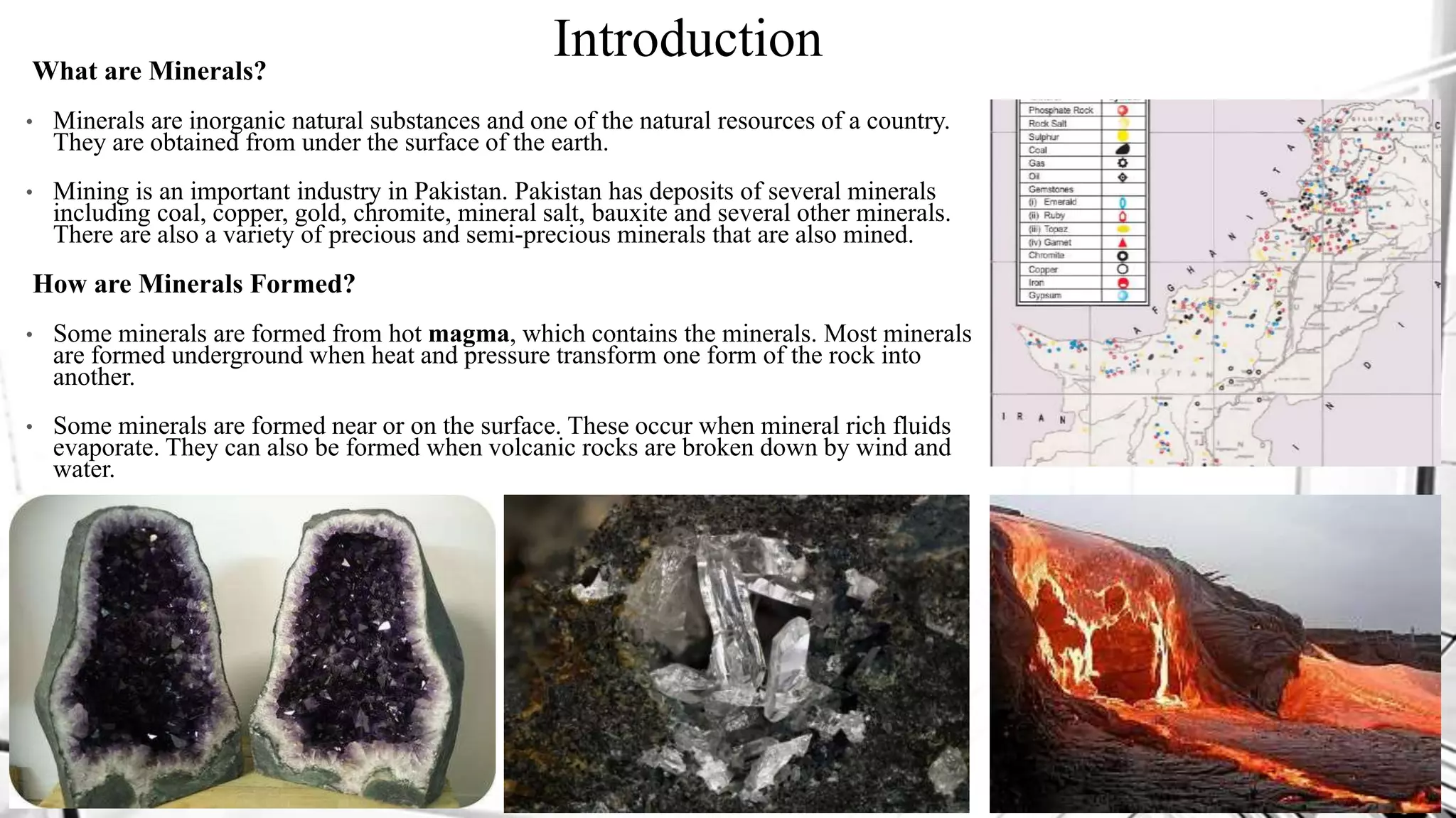 Mineral resources of pakistan | PPTX