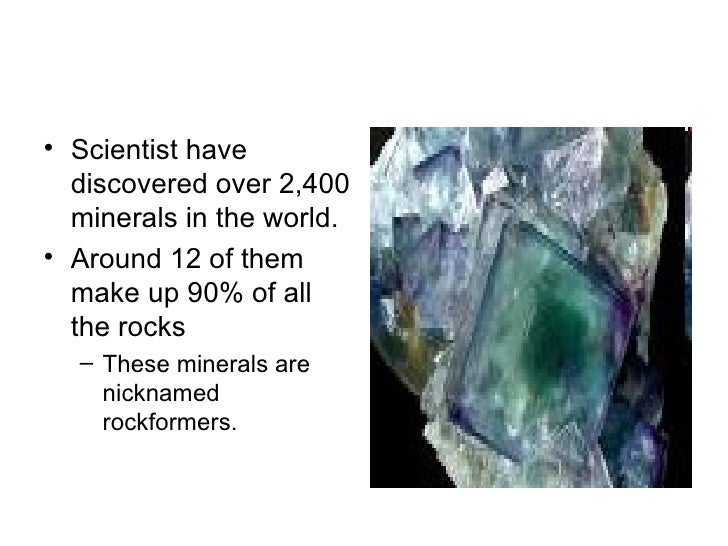 Minerals