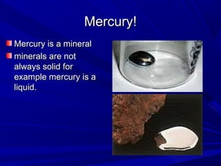 Minerals | PPT