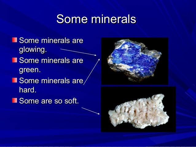 Minerals