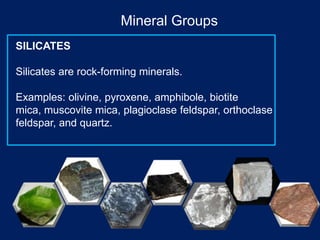Silicates Examples Minerals | PPTX