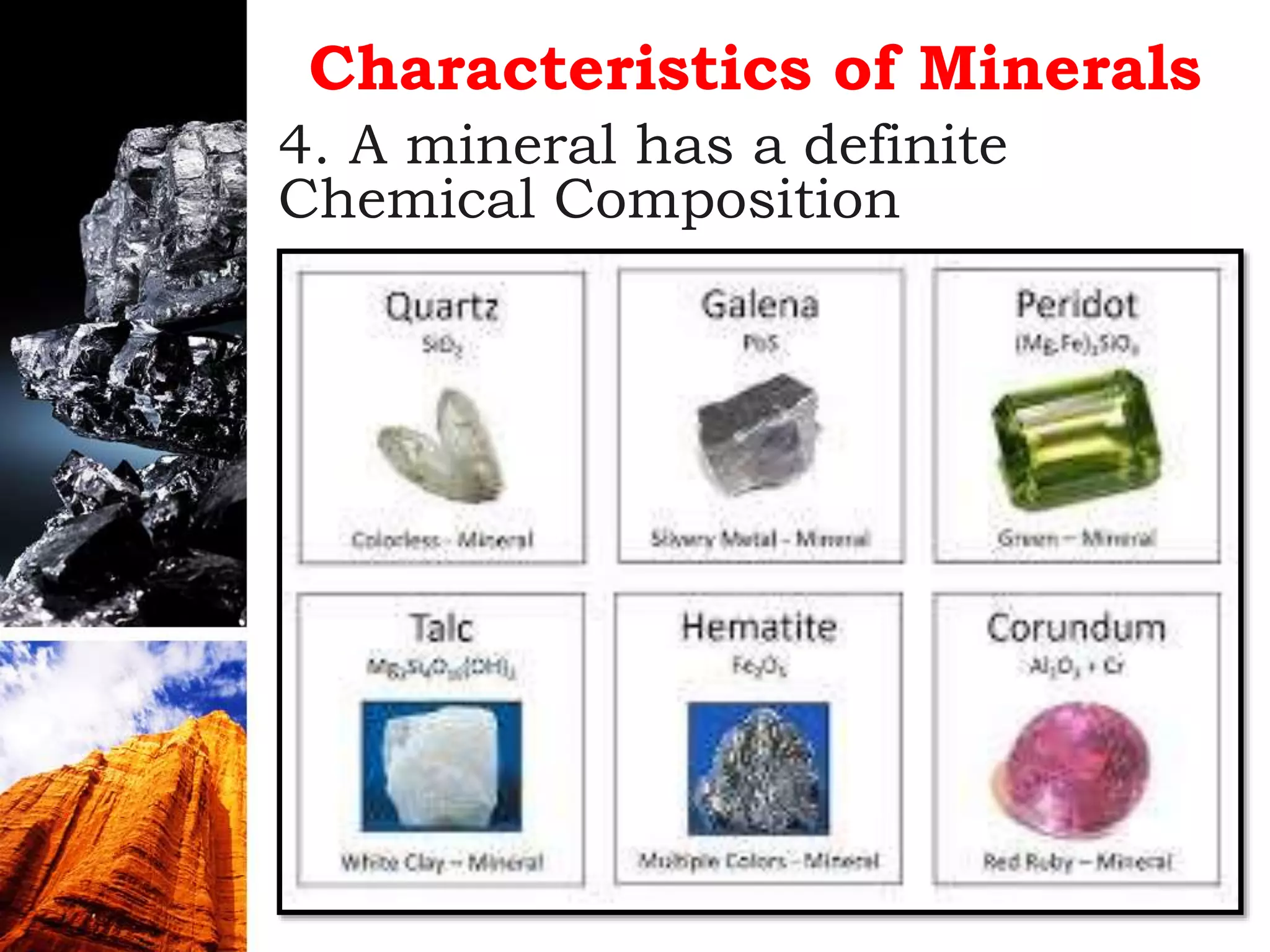 Science Minarils Earth and Life Science: Minerals (SHS) | PPTX