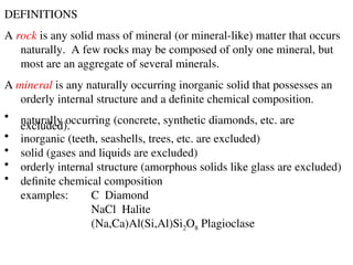 Earth and Life Science lesson minerals.ppt