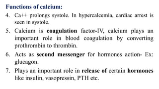 MINERAL METABOLISM - calcium, Phosphorus, Iron. for Allied Health ...