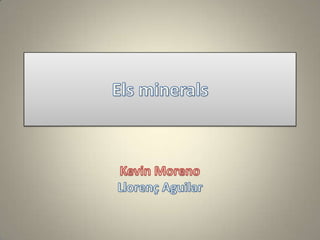 Elsminerals     Kevin Moreno Llorenç Aguilar  
