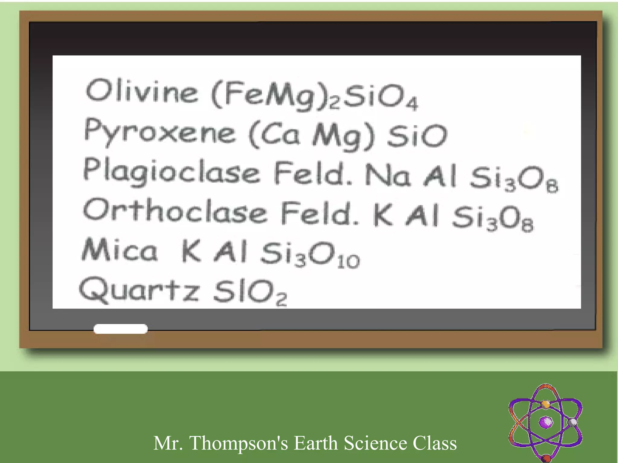 Mr. Thompson's Earth Science Class
 
