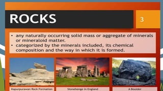 MINERALS AND ROCKS PRESETATION EARTH SCIENCE | PPTX