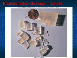 Rhombohedral Cleavage in Calcite

 