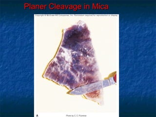 Planer Cleavage in Mica

 