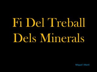 DiamantNom: Diamant.Composició: Cristalls de carbó.Duresa: 10.Densitat: 3’5 – 3’53.Color: Típicament entre groc, marró o gris incolor. En pocs casos s’ha trobat, blau, negre, Blanc, violeta, taronja, i vermell.Forma cristal·lina: Cristalls.Propietats:Bons conductors de calor, mals conductors d’ electricitat i transparents als rajos X. Origen: Es pot trobar en : Venezuela, India, Sudàfrica, Estats Units, Rússia i Austràlia.Classificació: Pedres precioses.Utilitats: S’utilitza amb diverses aplicacions industrials(de tall). I és molt valuós en joieria.