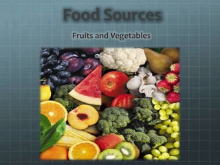 Food Sources
 