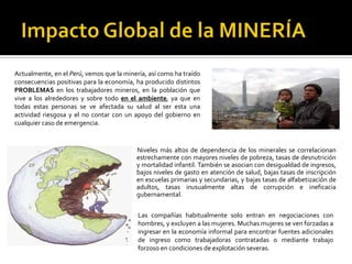 PAMAEl Programa de Adecuación y Manejo Ambiental (PAMA) es un conjunto de proyectos con el propósito y compromiso de reducir los impactos ambientales que generan las actividades mineras metalúrgicas. Su objetivo principal es lograr que las instalaciones operen sin exceder los límites máximos permisibles para las descargas líquidas, sólidas y gaseosas.OBJETIVOS DEL PAMAMitigar o eliminar, progresivamente en plazos racionales, los impactos ambientales negativos que viene causando una actividad industrial en desarrollo. Por lo tanto, deberá incluir las propuestas de acción y los programas y cronogramas de inversión necesarios  para incorporar los  adelantos  tecnológicos  y/o medidas alternativas de prevención de contaminación –PC-, cuyo propósito sea optimizar el uso de las materias primas e insumos, y minimizar o eliminar las emisiones y/o vertimientos, esto último cumpliendo con los patrones ambientales establecidos por la Autoridad Ambiental Competente.