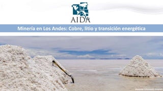 Minería en Los Andes: Cobre, litio y transición energética
Alexander Schimmeck, Unsplash
 