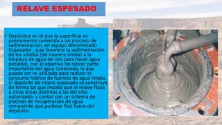 relaves en la minera , concepto , tipos de relave y sus partes | PPTX