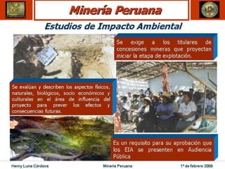Henry Luna Córdova   Minería Peruana   1º de febrero 2008
 