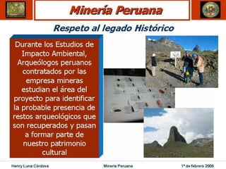 Henry Luna Córdova   Minería Peruana   1º de febrero 2008
 