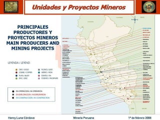 Henry Luna Córdova   Minería Peruana   1º de febrero 2008
 