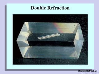 Double Refraction
 