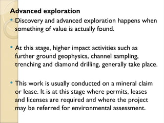 the mining sequence presentation notes | PPT