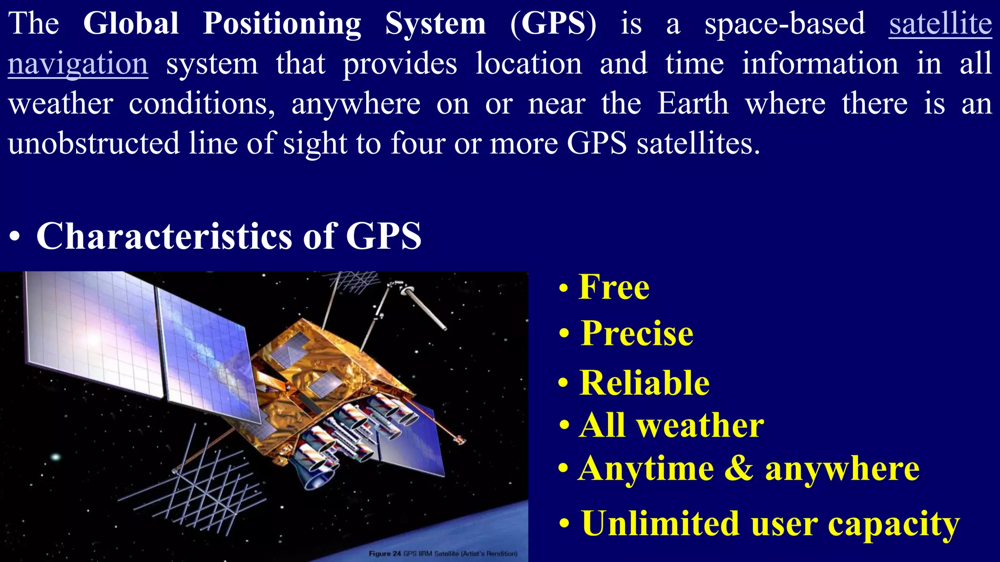 gps system and application in mining | PPTX