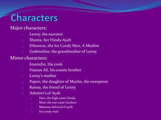 THE TITLEOriginal cover Published in 1988   3rd novel of Bapsi Sidhwa