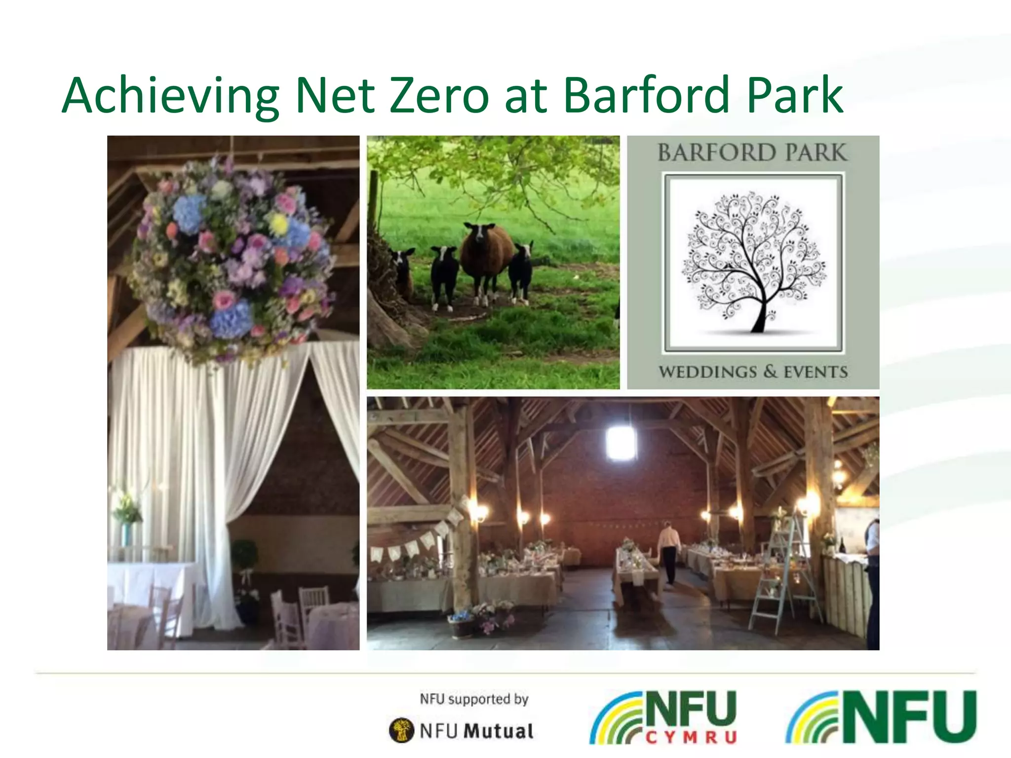 Achieving Net Zero at Barford Park
 