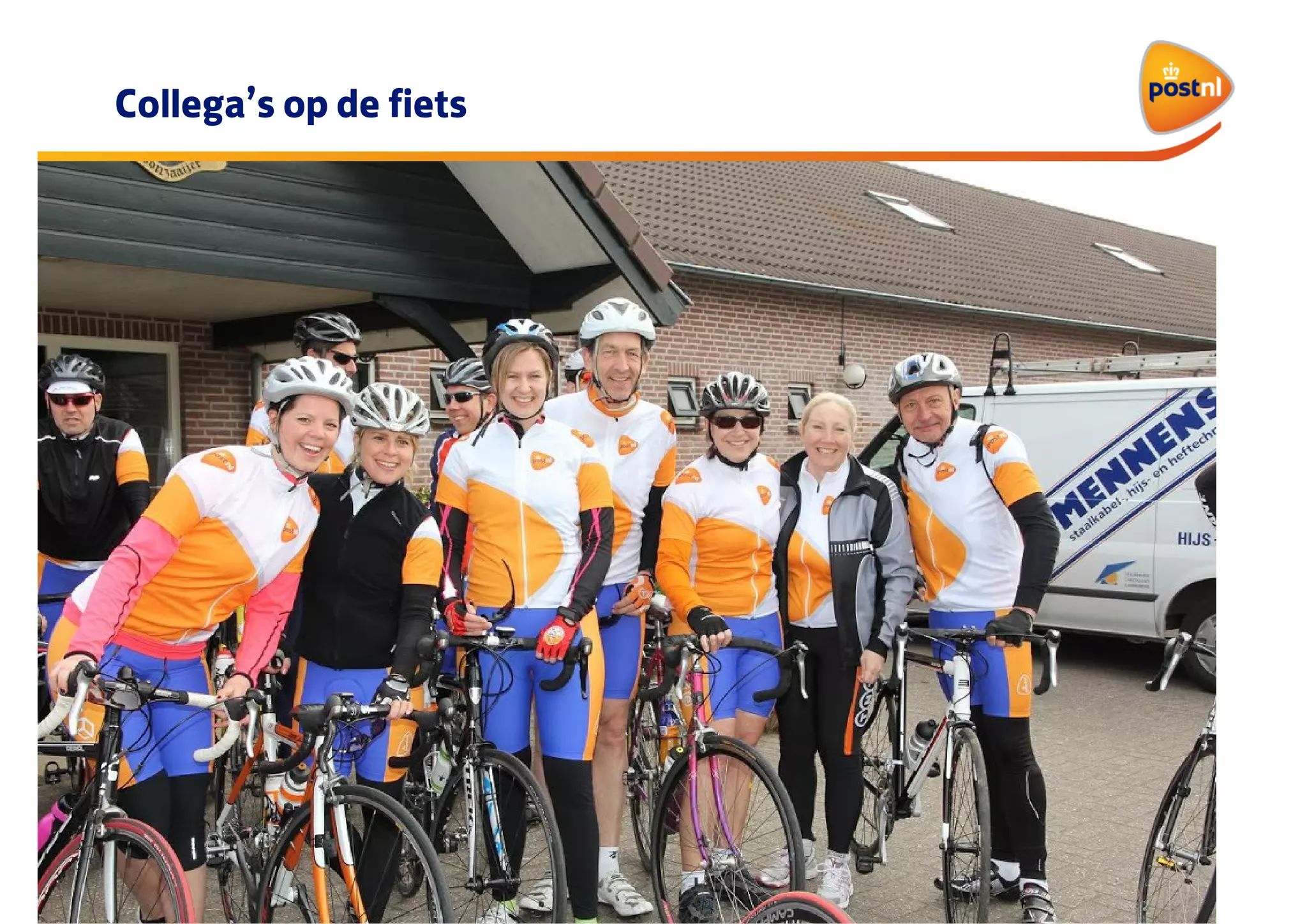 Collega’s op de fiets

 