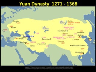Yuan Dynasty 1271 - 1368




  http://www.youtube.com/watch?v=szxPar0BcMo
 