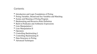 Comprehensive Introduction to Logic Programming and Prolog Fundamentals ...