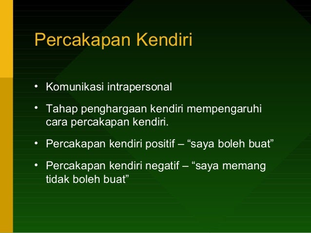 KOMUNIKASI DAN INTERAKSI SOSIAL komunikasi dan konsep diri