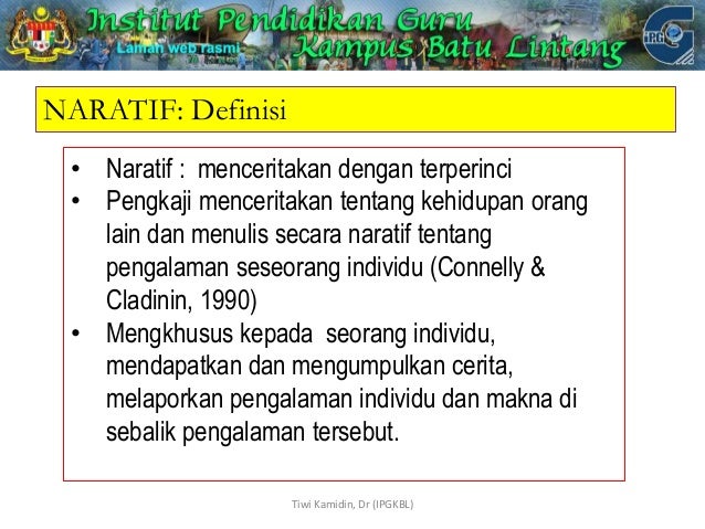 Contoh Laporan Naratif - Contoh Paw