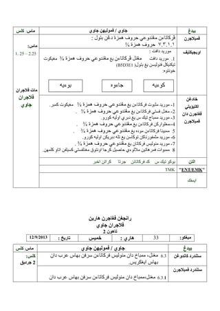 /

¾
. 25 – 2.25

¾
B5D3E1

--

¾
¾
¾
¾

-

¾

-

––TMK

12/ /2013
/

33

ENT EMK

:

 