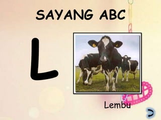 SAYANG ABC




       Lembu
 