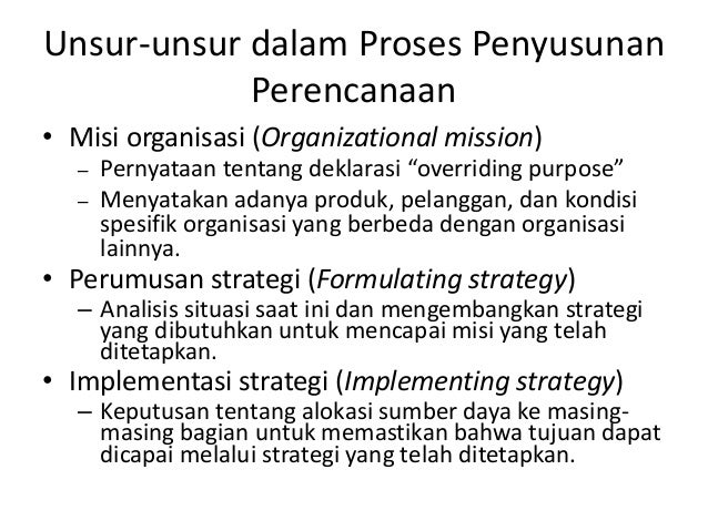 Minggu 7 Perencanaan Strategis minggu 7 perencanaan strategis