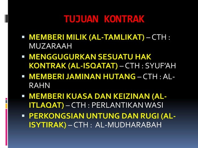 Minggu 8 kontrak al-rahn dan al-ijarah | PPTX