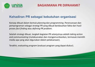 PENGANTAR PUBLIC RELATION | PPTX