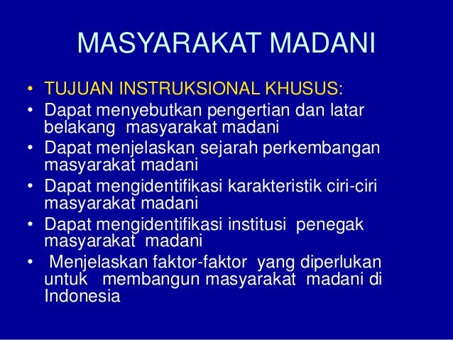 Identitas Nasional Dan Masyarakat Madani