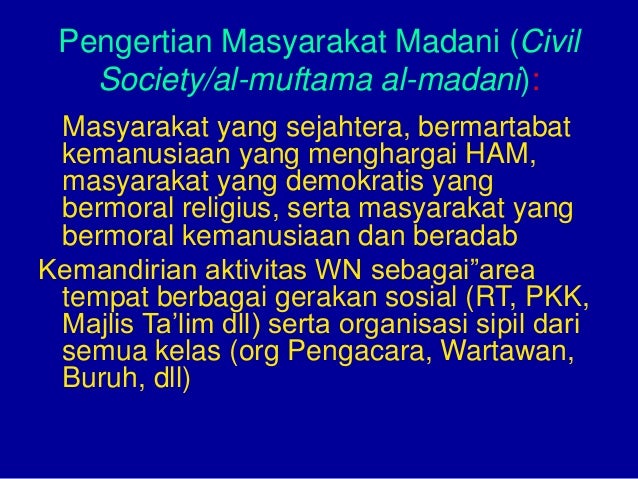 Identitas Nasional Dan Masyarakat Madani