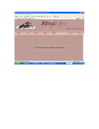 Mingle spot project
