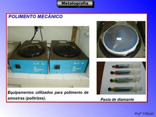 Profº Villardo
MetalografiaMetalografiaMetalografiaMetalografia
 