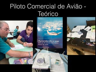 Piloto Comercial de Avião -
Teórico
 