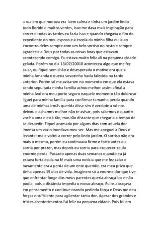 História da vida real