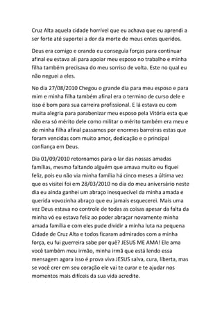 História da vida real