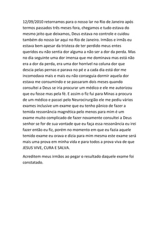 História da vida real