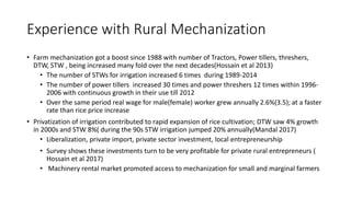 Structural Transformation in Rural Bangladesh: Is it Market Led?