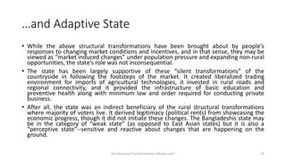 Structural Transformation in Rural Bangladesh: Is it Market Led?
