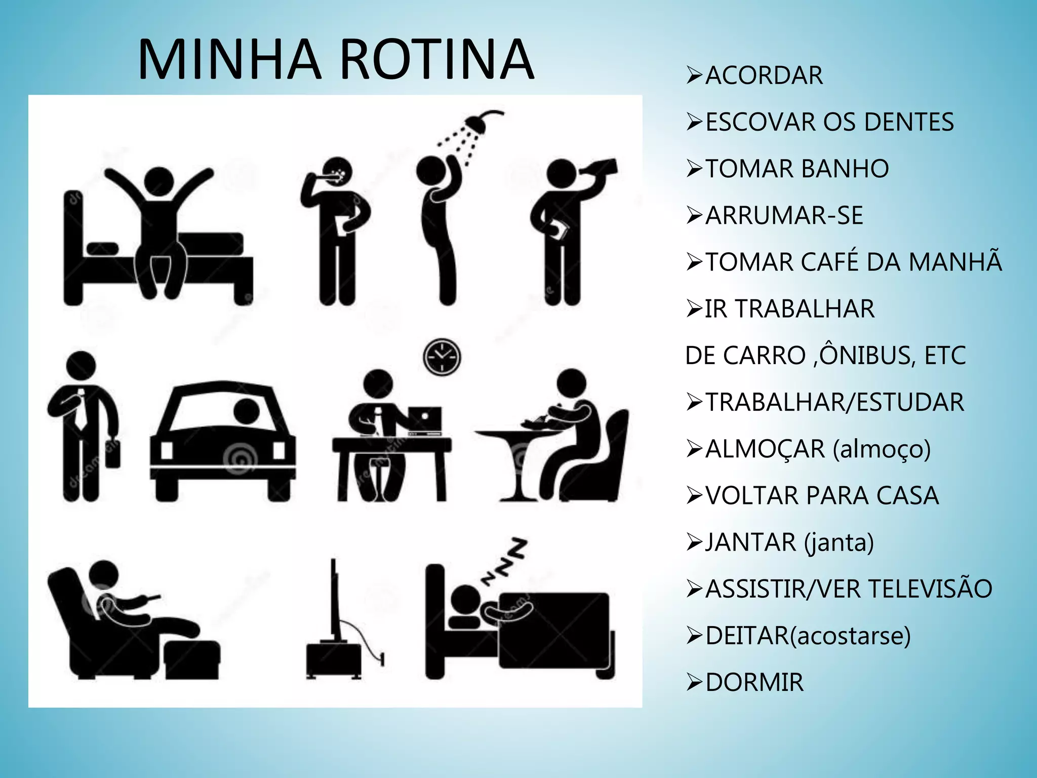 Minha rotina | PPTX