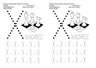 ESCOLA MUNICIPAL NINHO DA ÁGUIA
ALUNO:
DATA:07/10
TIACOMMORITO
PRÉ DE 03 ANOS
PORTUGUÊS

ESCOLA MUNICIPAL NINHO DA ÁGUIA
ALUNO:
DATA:07/10
TIACOMMORITO
PRÉ DE 03 ANOS
PORTUGUÊS

 