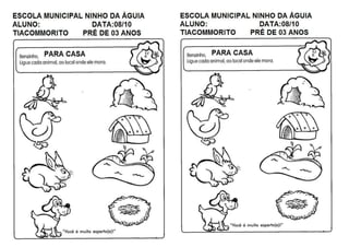 MINHAS ATIVIDADES MES 10 COM ARTES