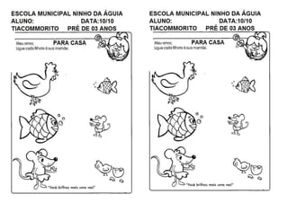 MINHAS ATIVIDADES MES 10 COM ARTES